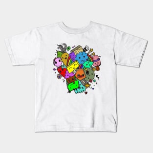 Doodle art Kids T-Shirt